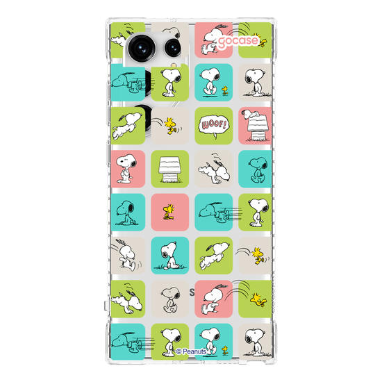 Capinha para celular  Snoopy - Quadros Pattern