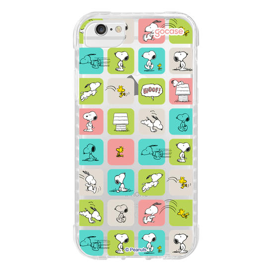 Capinha para celular  Snoopy - Quadros Pattern