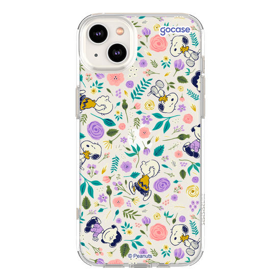 Capinha para celular  Snoppy - Flower Pattern