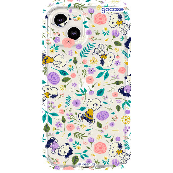 Capinha para celular  Snoppy - Flower Pattern