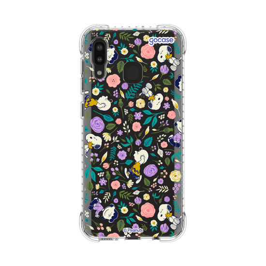 Capinha para celular  Snoppy - Flower Pattern