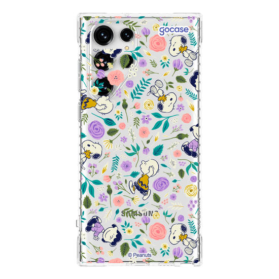 Capinha para celular  Snoppy - Flower Pattern