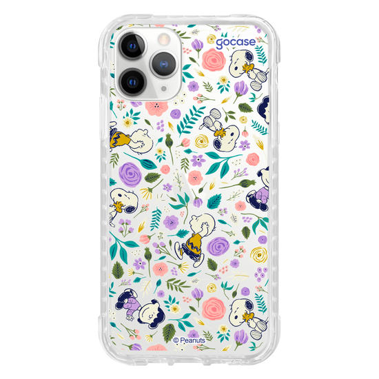 Capinha para celular  Snoppy - Flower Pattern