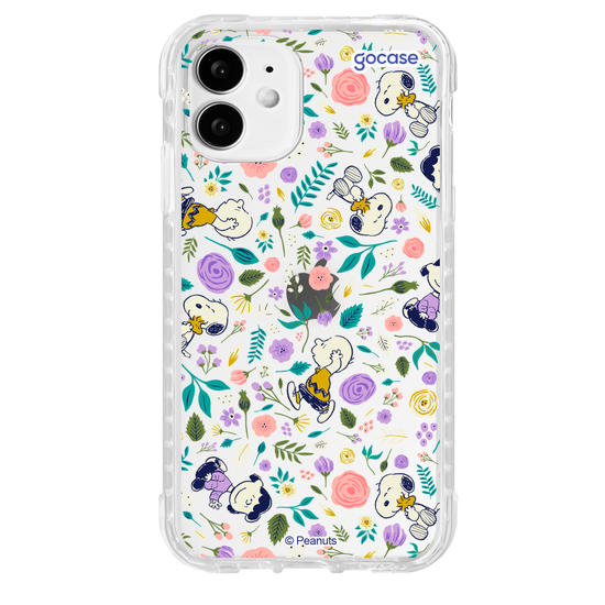 Capinha para celular  Snoppy - Flower Pattern