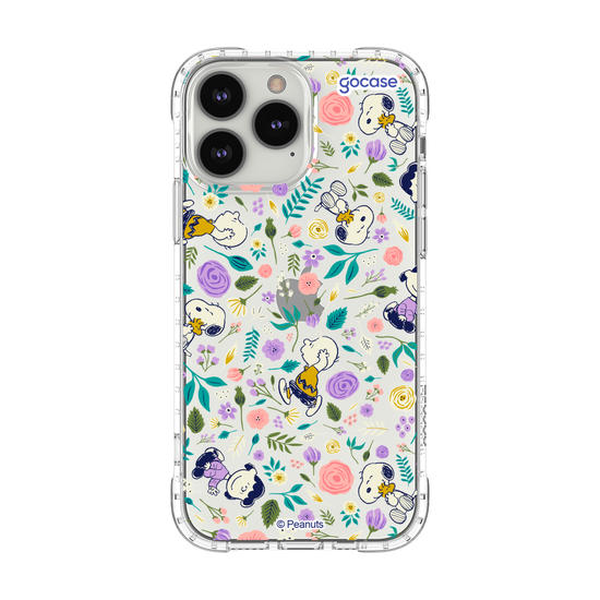 Capinha para celular  Snoppy - Flower Pattern