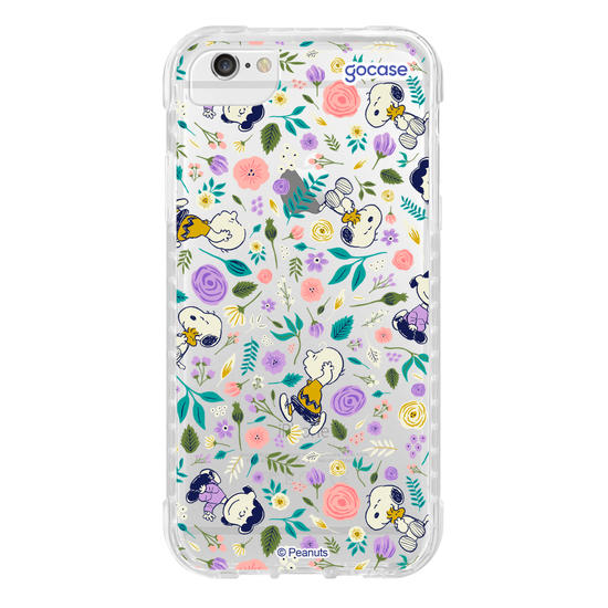 Capinha para celular  Snoppy - Flower Pattern