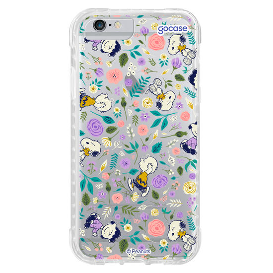 Capinha para celular  Snoppy - Flower Pattern
