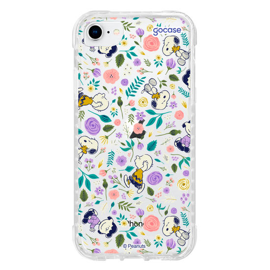 Capinha para celular  Snoppy - Flower Pattern