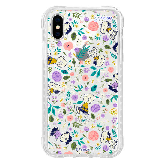 Capinha para celular  Snoppy - Flower Pattern