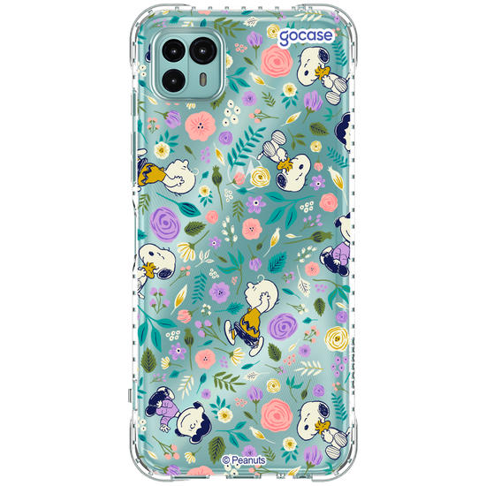 Capinha para celular  Snoppy - Flower Pattern