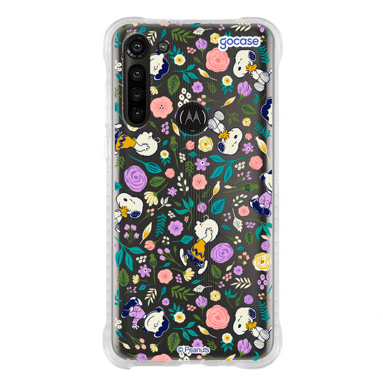 Capinha para celular  Snoppy - Flower Pattern