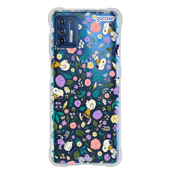 Capinha para celular  Snoppy - Flower Pattern
