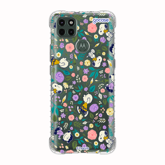 Capinha para celular  Snoppy - Flower Pattern