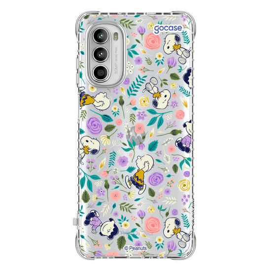 Capinha para celular  Snoppy - Flower Pattern