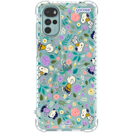 Capinha para celular  Snoppy - Flower Pattern