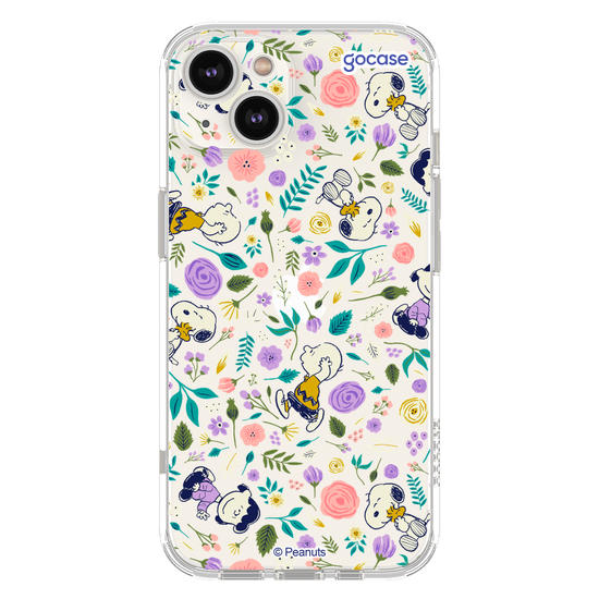 Capinha para celular  Snoppy - Flower Pattern