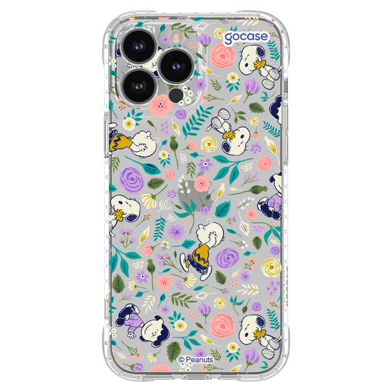 Capinha para celular  Snoppy - Flower Pattern