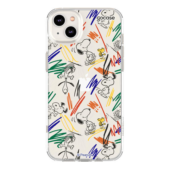 Capinha para celular  Snoopy - Rabiscos Pattern