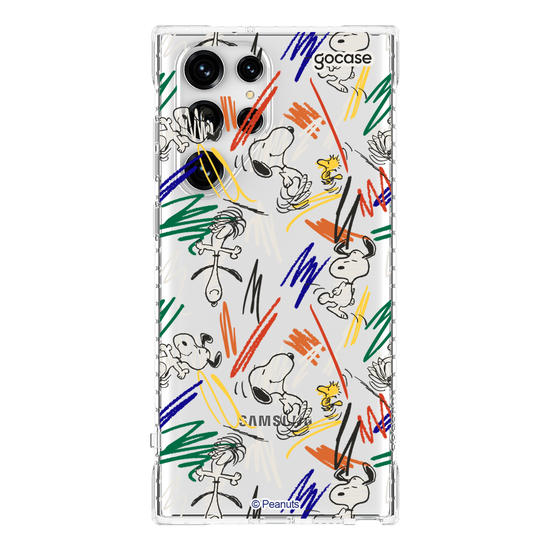 Capinha para celular  Snoopy - Rabiscos Pattern