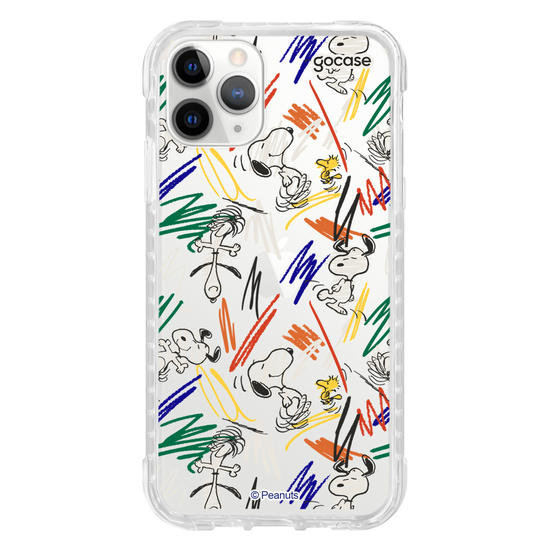 Capinha para celular  Snoopy - Rabiscos Pattern