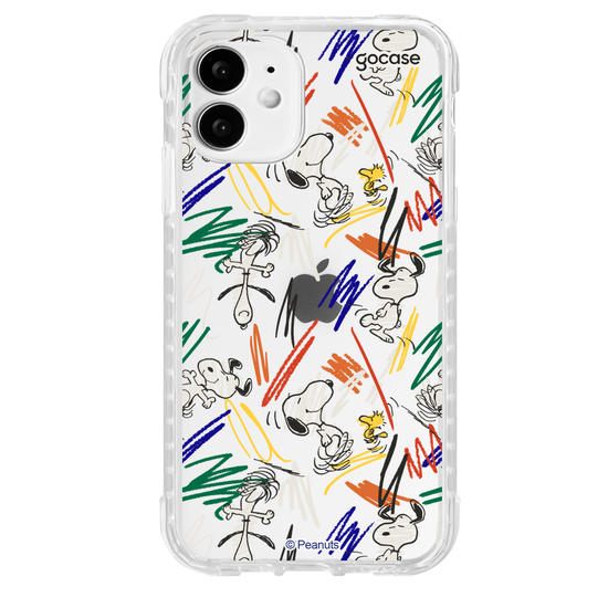Capinha para celular  Snoopy - Rabiscos Pattern