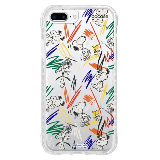 Capinha para celular  Snoopy - Rabiscos Pattern