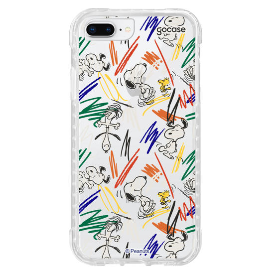 Capinha para celular  Snoopy - Rabiscos Pattern