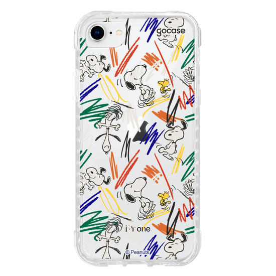 Capinha para celular  Snoopy - Rabiscos Pattern