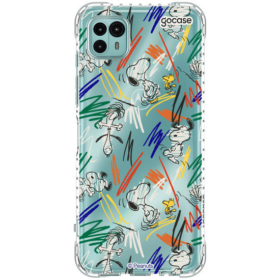 Capinha para celular  Snoopy - Rabiscos Pattern