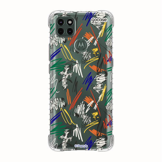 Capinha para celular  Snoopy - Rabiscos Pattern