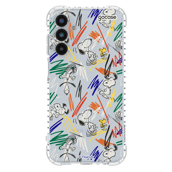 Capinha para celular  Snoopy - Rabiscos Pattern