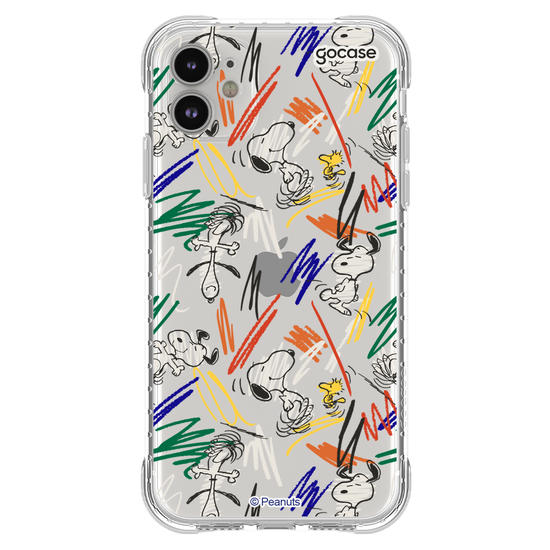 Capinha para celular  Snoopy - Rabiscos Pattern