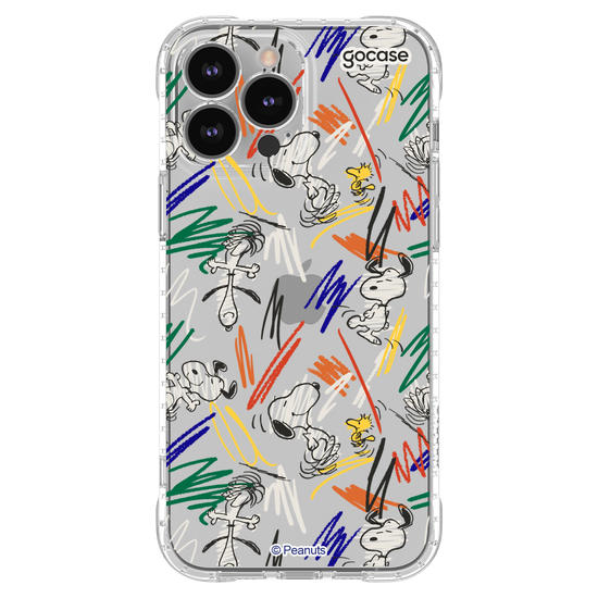 Capinha para celular  Snoopy - Rabiscos Pattern
