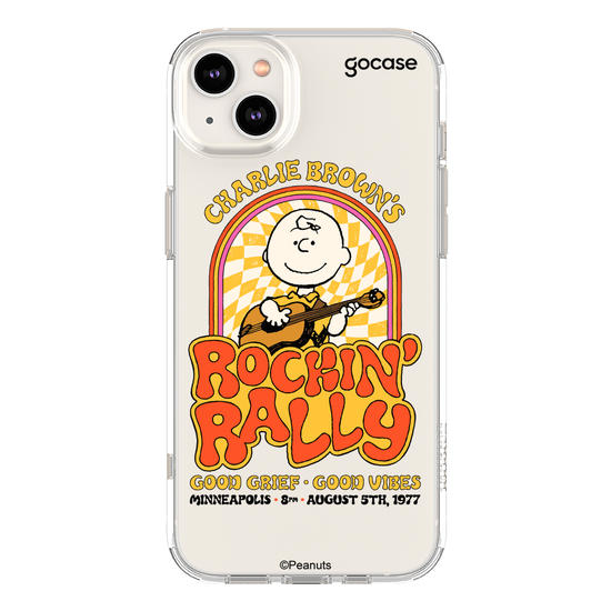 Capinha para celular  Snoopy - Charlie Brown - Rockin Rally