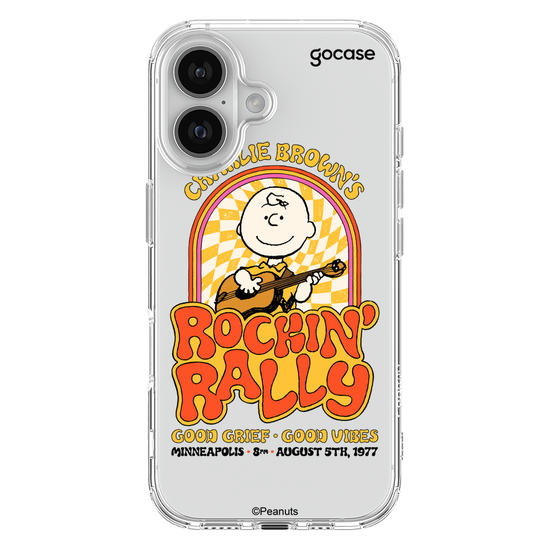 Capinha para celular  Snoopy - Charlie Brown - Rockin Rally