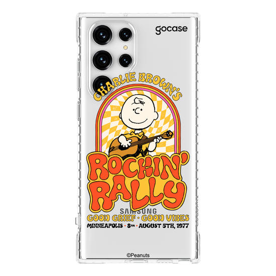 Capinha para celular  Snoopy - Charlie Brown - Rockin Rally