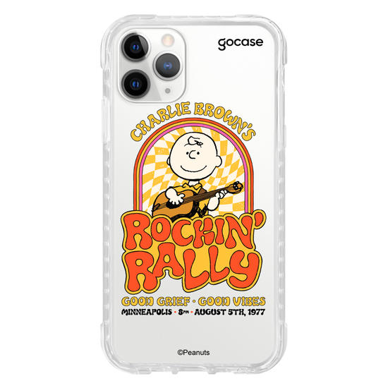 Capinha para celular  Snoopy - Charlie Brown - Rockin Rally