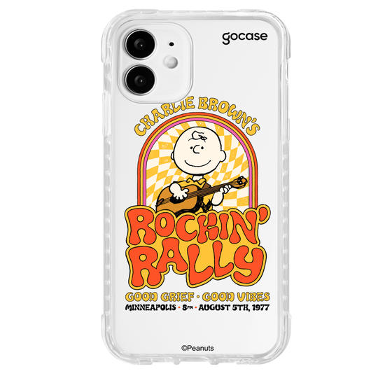 Capinha para celular  Snoopy - Charlie Brown - Rockin Rally