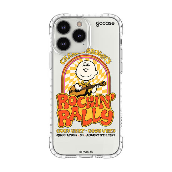 Capinha para celular  Snoopy - Charlie Brown - Rockin Rally
