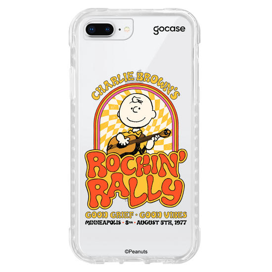 Capinha para celular  Snoopy - Charlie Brown - Rockin Rally