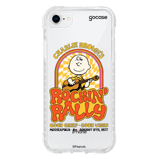 Capinha para celular  Snoopy - Charlie Brown - Rockin Rally