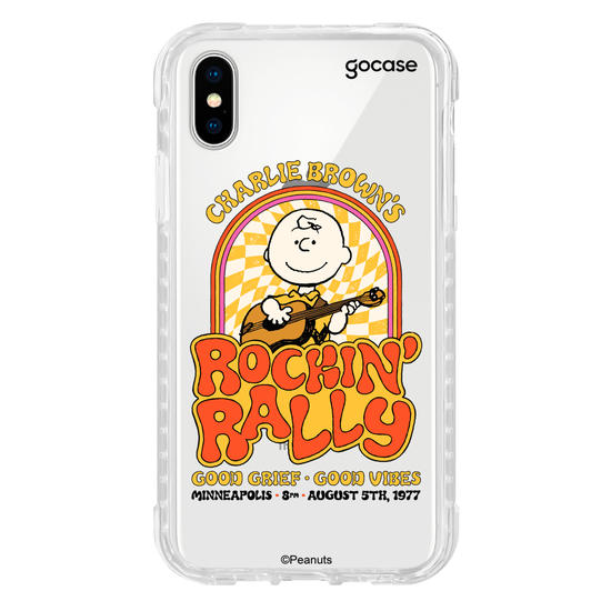 Capinha para celular  Snoopy - Charlie Brown - Rockin Rally