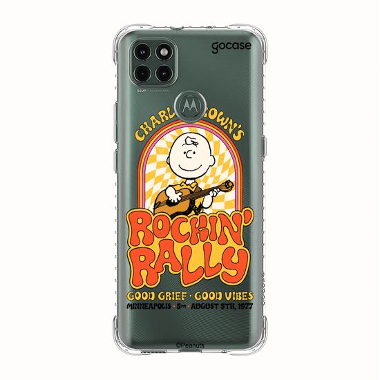 Capinha para celular  Snoopy - Charlie Brown - Rockin Rally