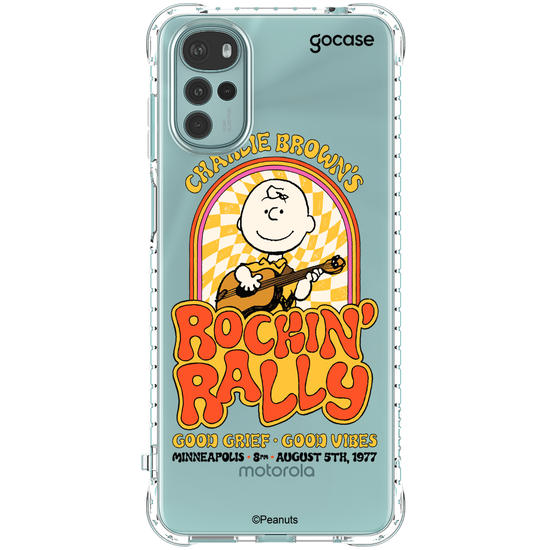 Capinha para celular  Snoopy - Charlie Brown - Rockin Rally