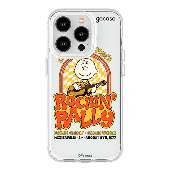 Capinha para celular  Snoopy - Charlie Brown - Rockin Rally