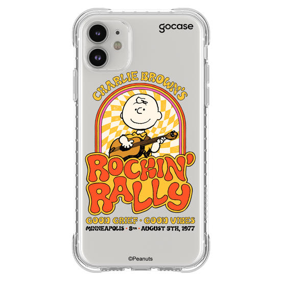 Capinha para celular  Snoopy - Charlie Brown - Rockin Rally