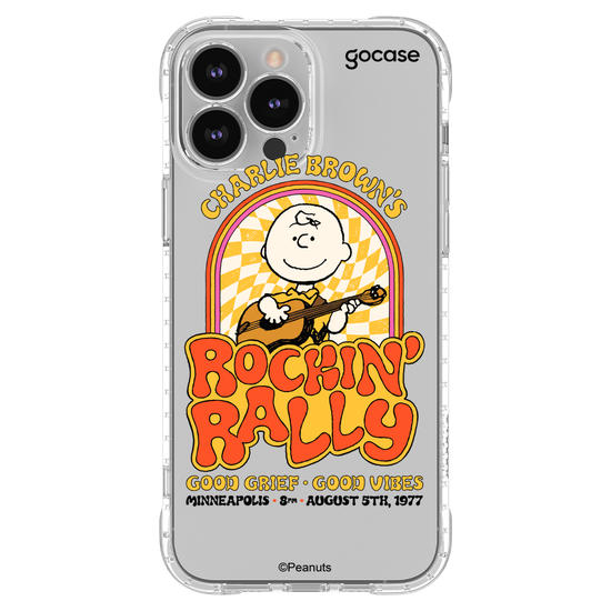 Capinha para celular  Snoopy - Charlie Brown - Rockin Rally