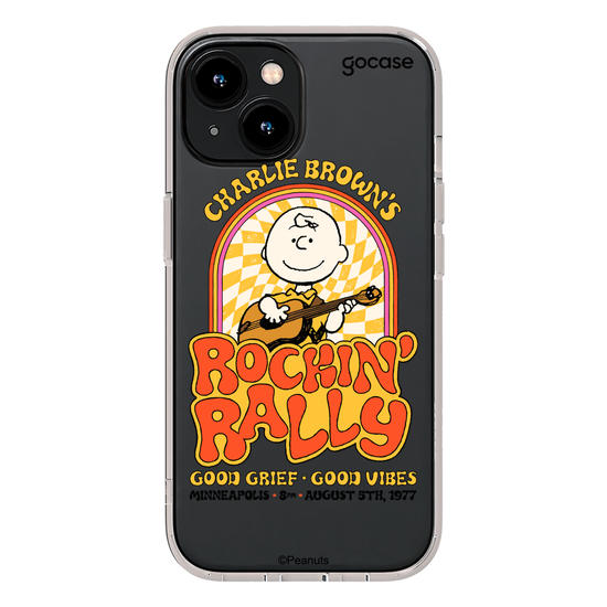 Capinha para celular  Snoopy - Charlie Brown - Rockin Rally