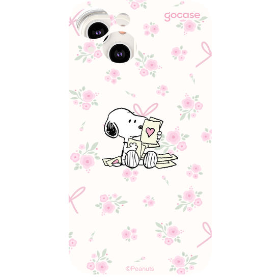 Capinha para celular  Snoopy - Love Letters