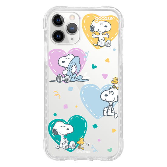 Capinha para celular  Snoopy - Snuggles & Hearts